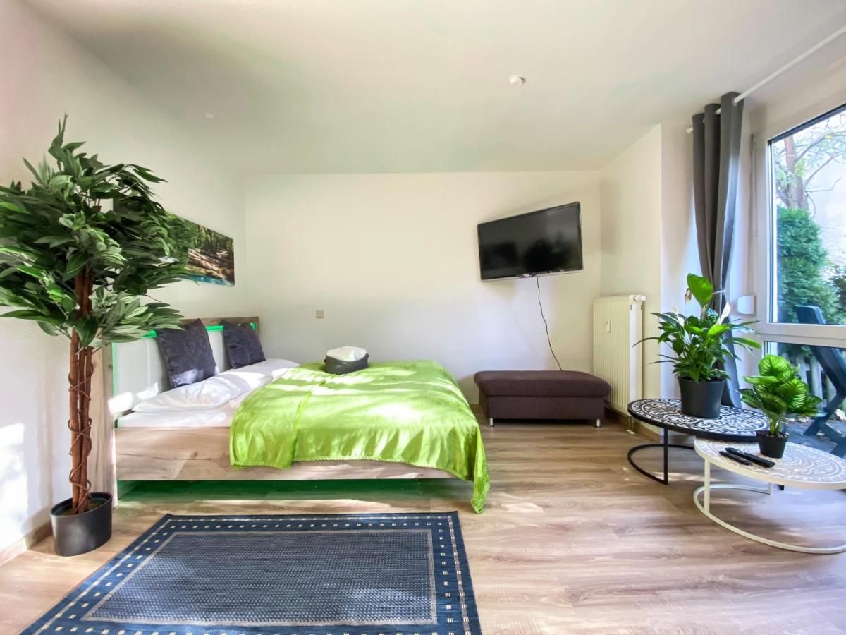 Wohlfuehl-Apartment Mit Kostenfreier Tiefgarage, Wifi & Terrasse Leipzig Exteriör bild